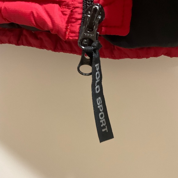 polo Sport Red Puffer Winter Jacket in size Large. - Picture 4 of 9